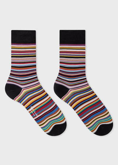 Paul Smith 'Signature Stripe' Silk-Mix Socks outlook
