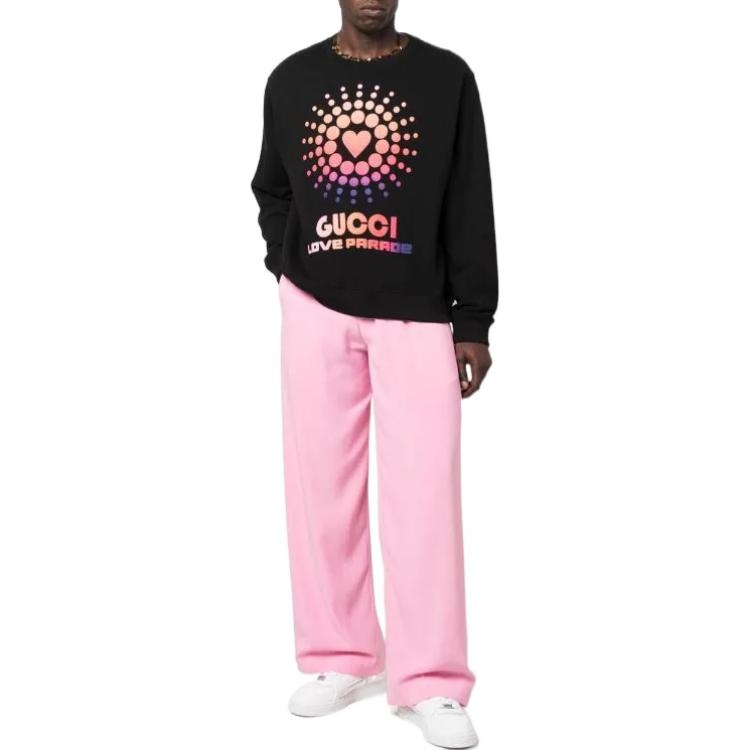 Gucci Love Parade Crew Sweatshirt 'Black' 626990-XJEIM-1082 - 2