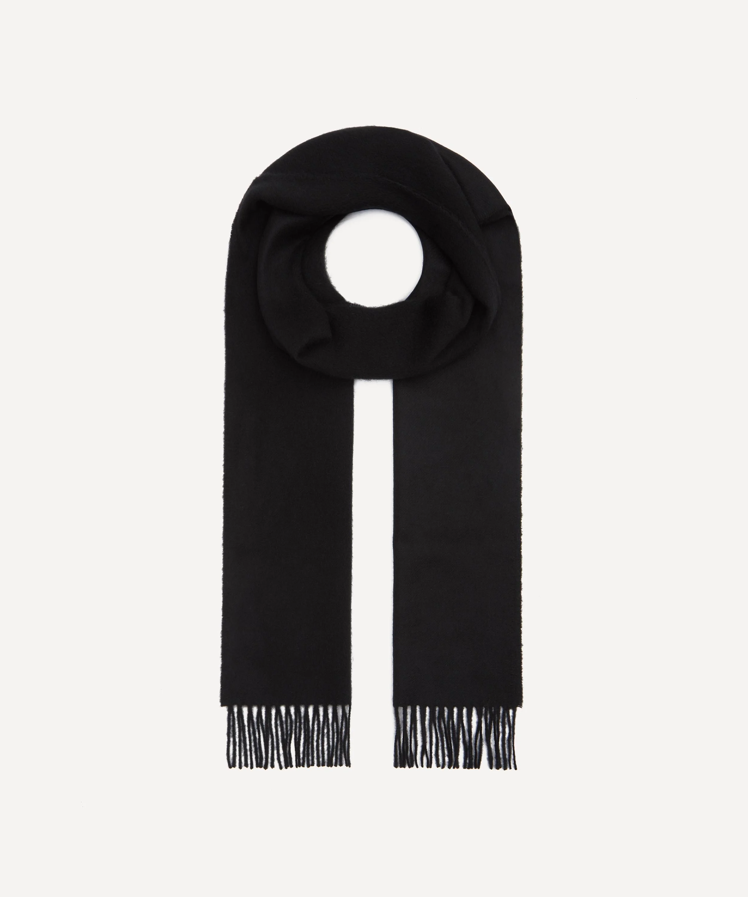 Plain Cashmere Scarf - 1
