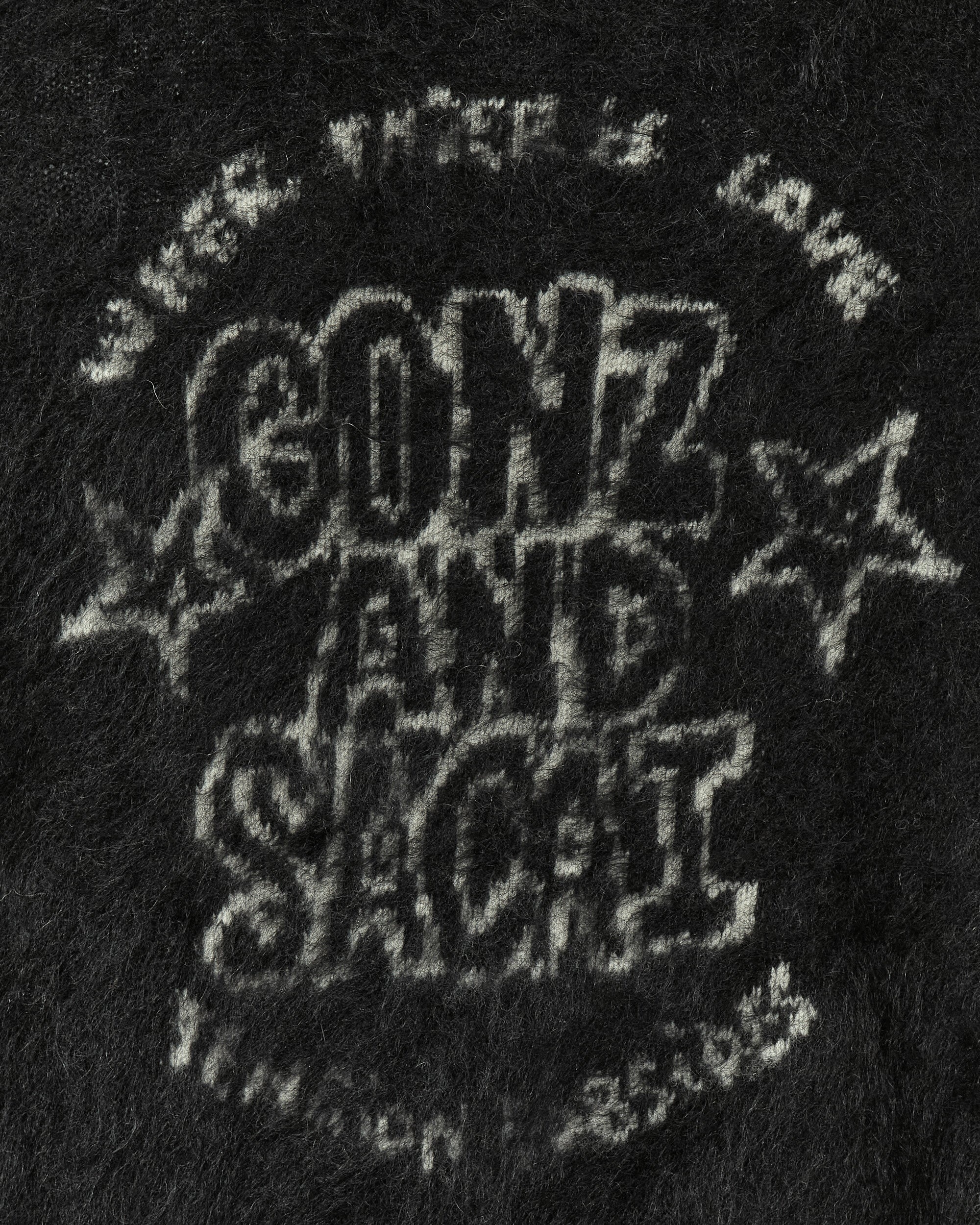 Gonz Mohair Knit Cardigan Black - 5