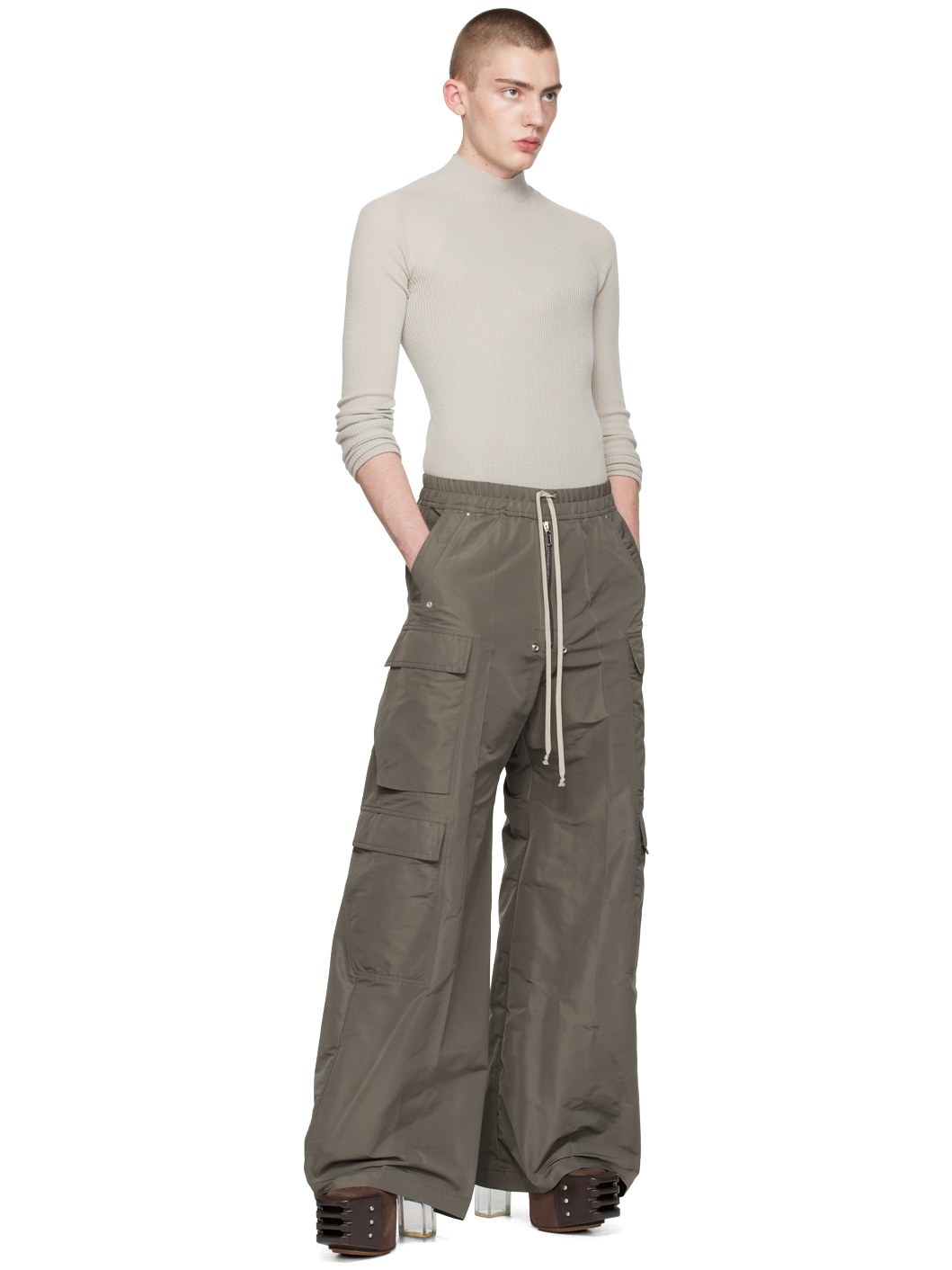 Gray Cargobelas Cargo Pants - 4