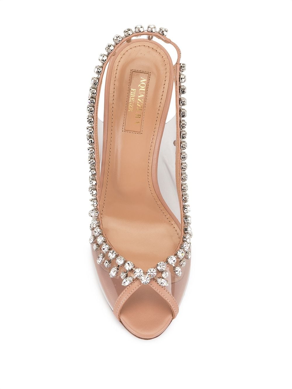 Temptation crystal-embellished peep-toe sandals - 4