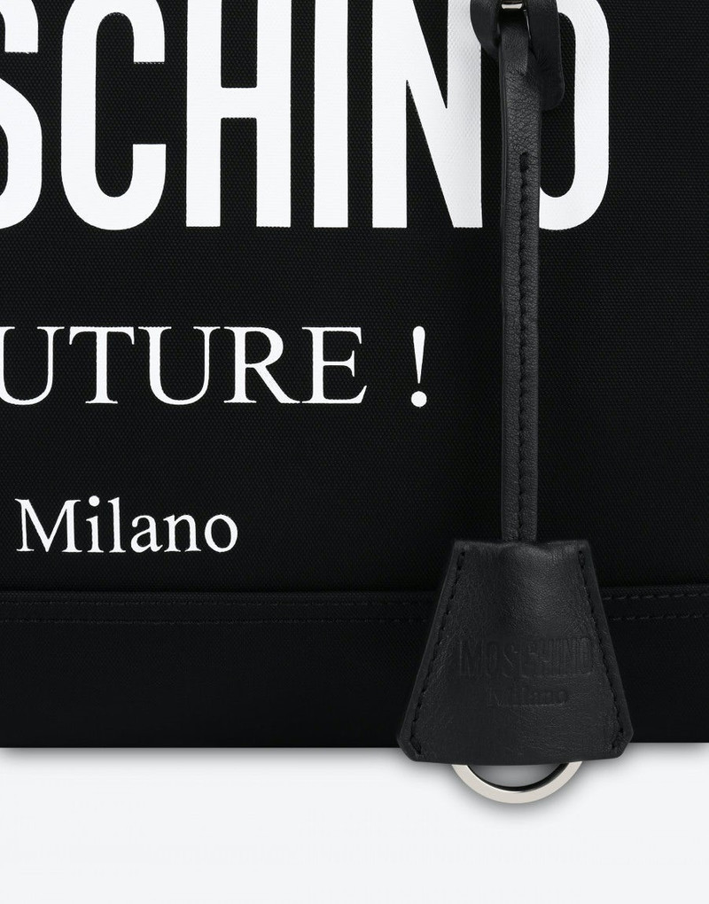 MOSCHINO COUTURE CORDURA NYLON BOSTON BAG 4