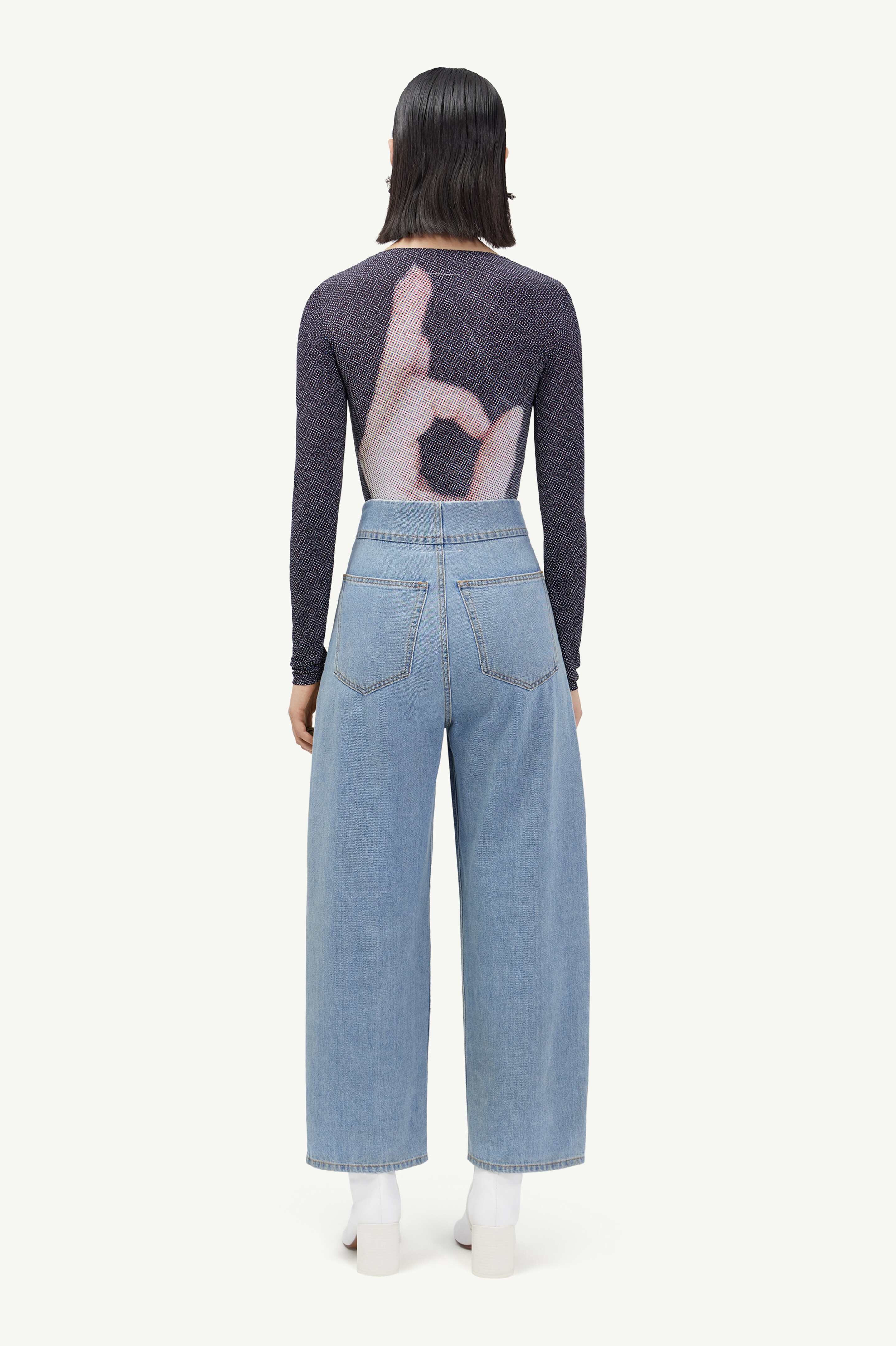 Cropped mid-rise jeans - 4