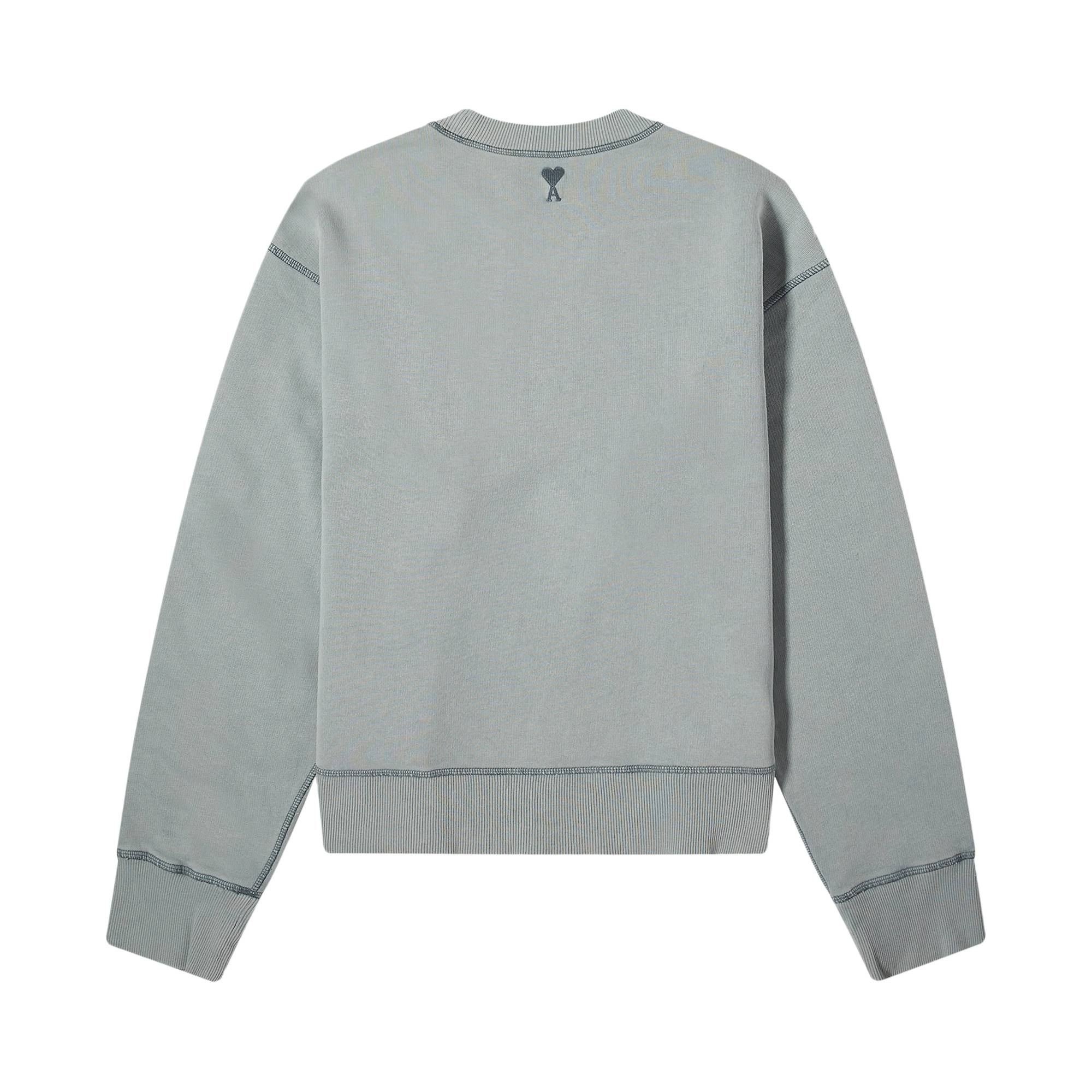 Ami Fade Out Sweatshirt 'Aqua Marine' - 2