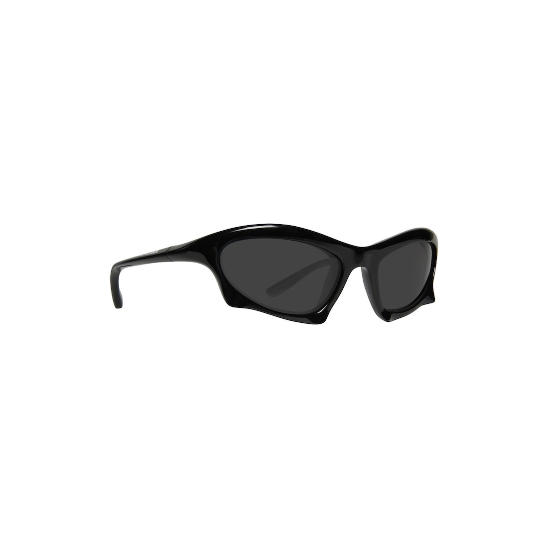Bat Rectangle Sunglasses in Black - 4