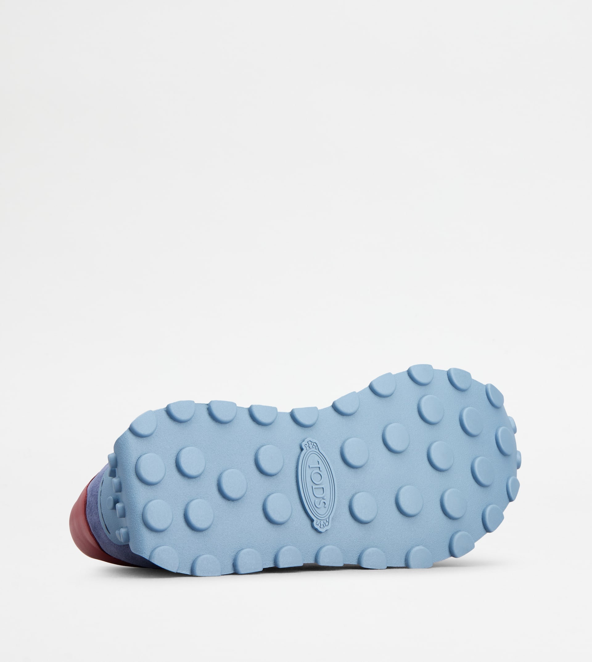 SNEAKERS IN SUEDE AND FABRIC - BLUE, RED, PINK - 4