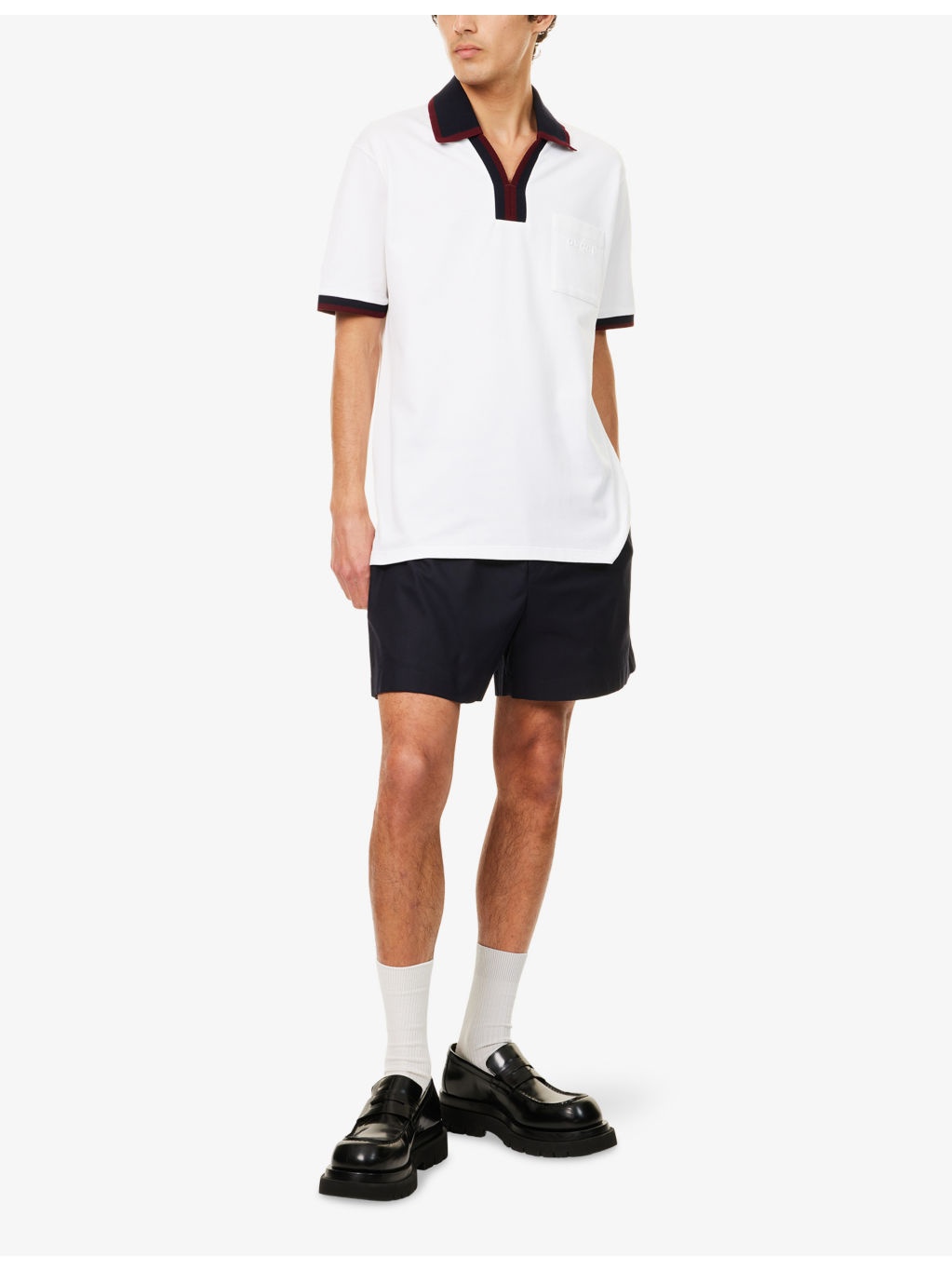 Logo-Embroidered Cotton Oxford Shorts - 2