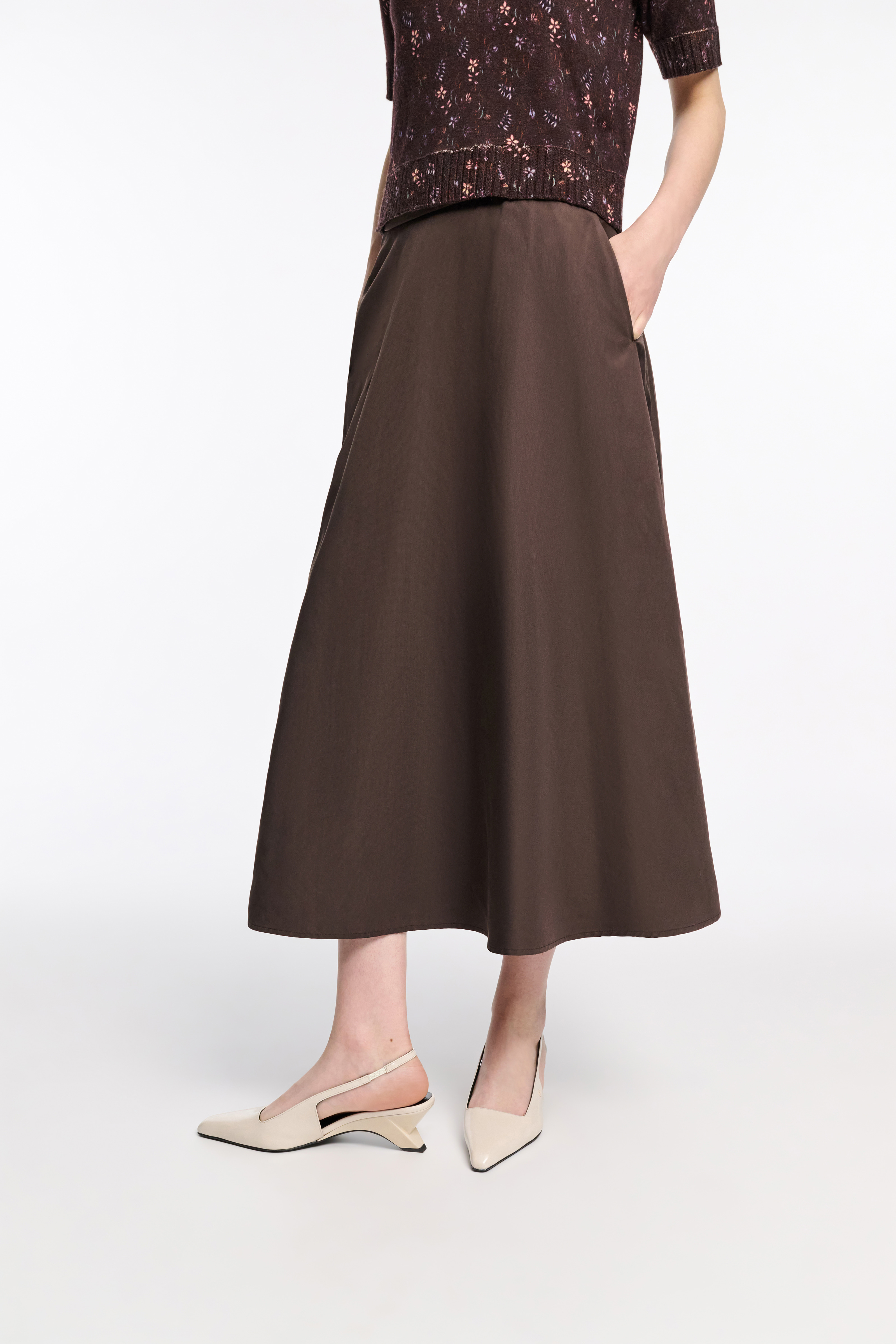 SUBTLE SHINE Wedge Slingback - 3