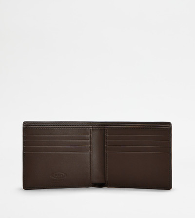 Tod's WALLET IN LEATHER - BROWN, BEIGE outlook