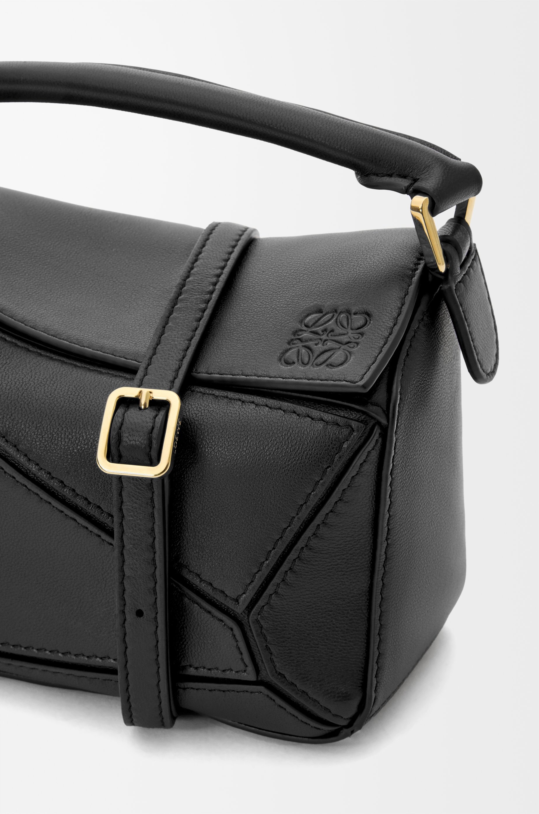 Mini Featherlight Puzzle bag in nappa lambskin - 14