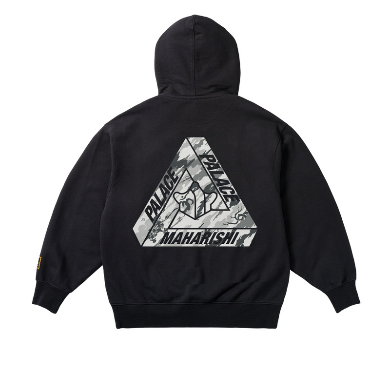 PALACE MAHARISHI TRI-BONSAI HOOD BLACK - 1