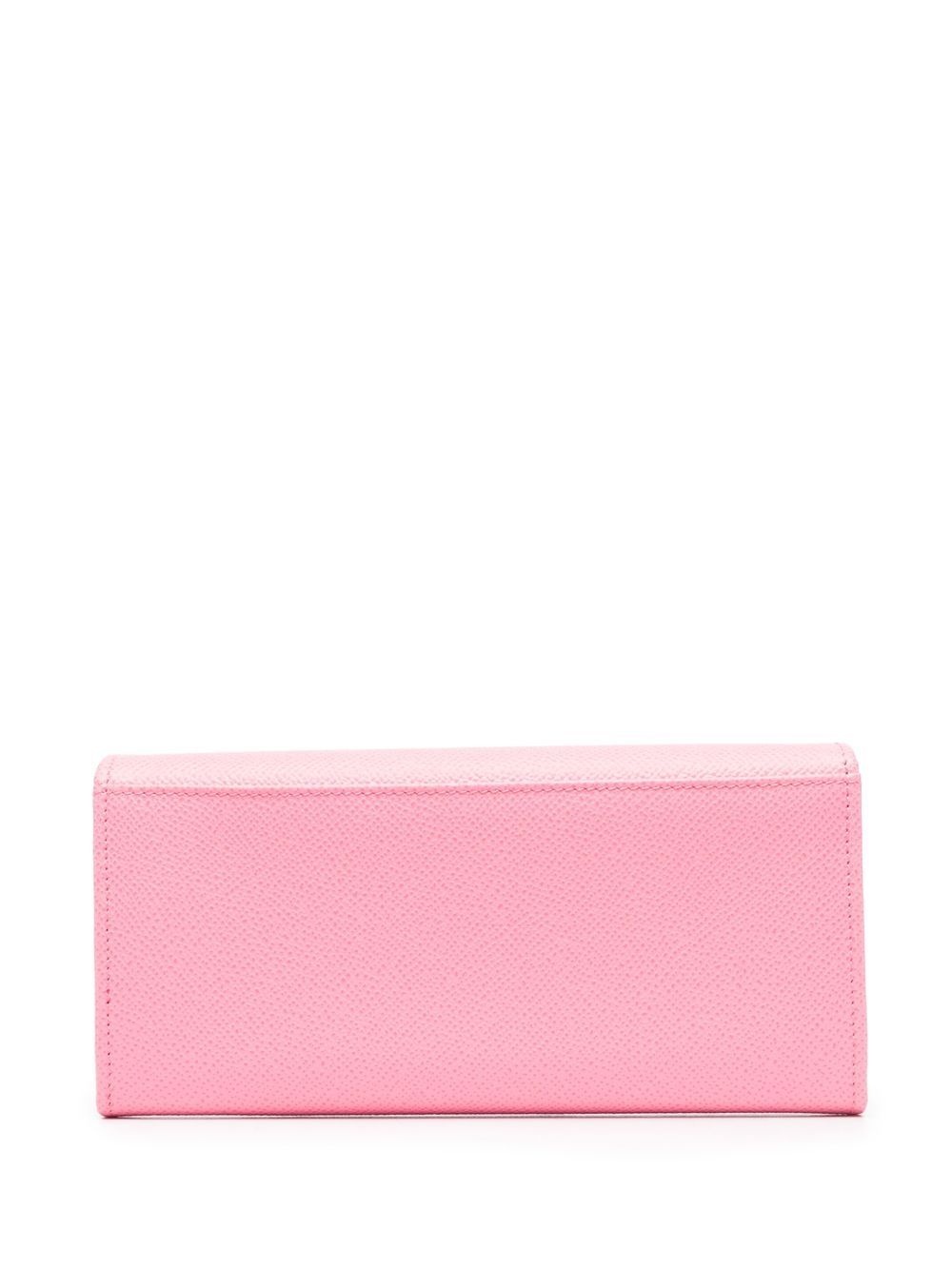logo-plaque leather wallet - 2