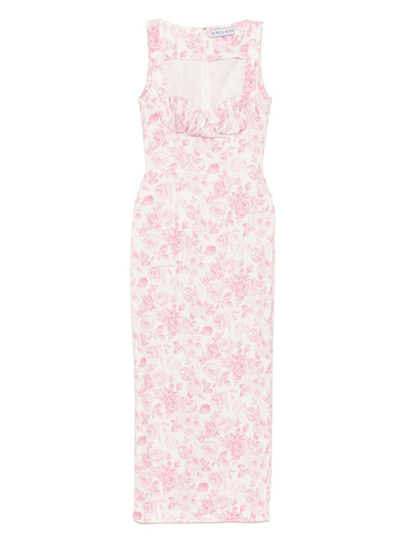 rose-print maxi dress 1