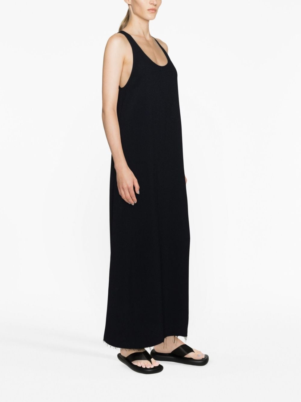 scoop-neck sleeveless dress - 4