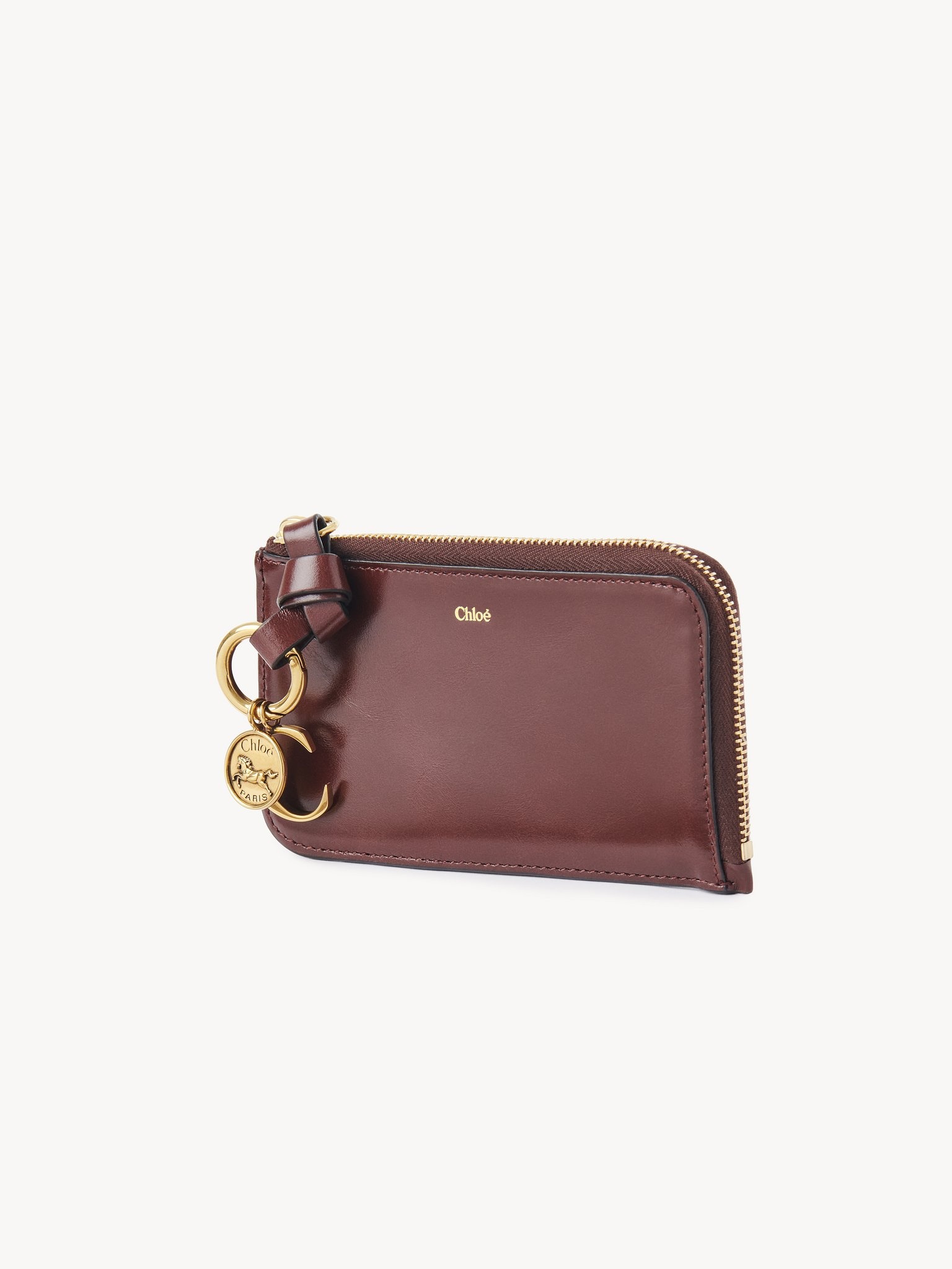 ALPHABET WALLET IN SHINY LEATHER - 2