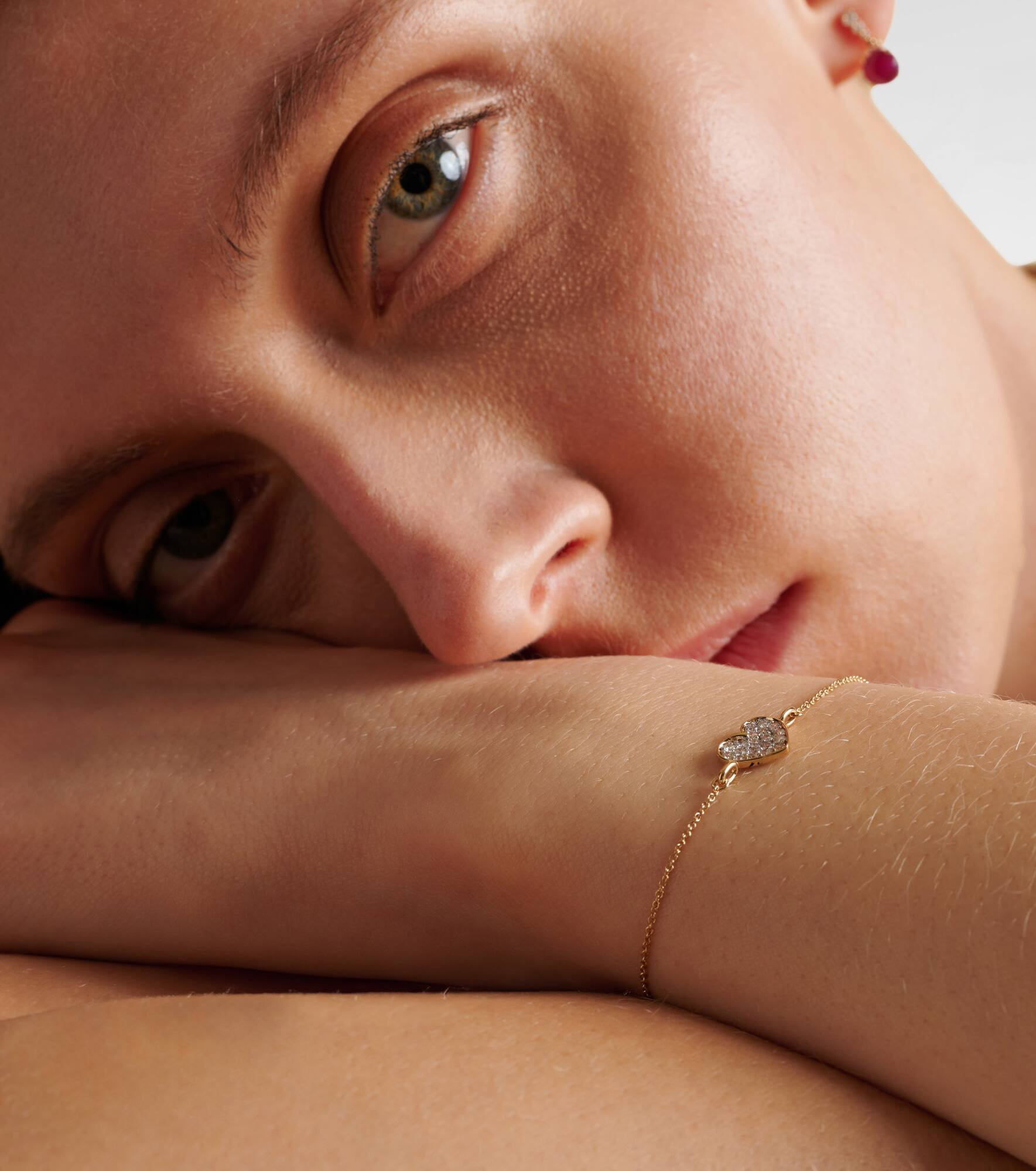 All My Love 10kt gold bracelet with diamonds - 3