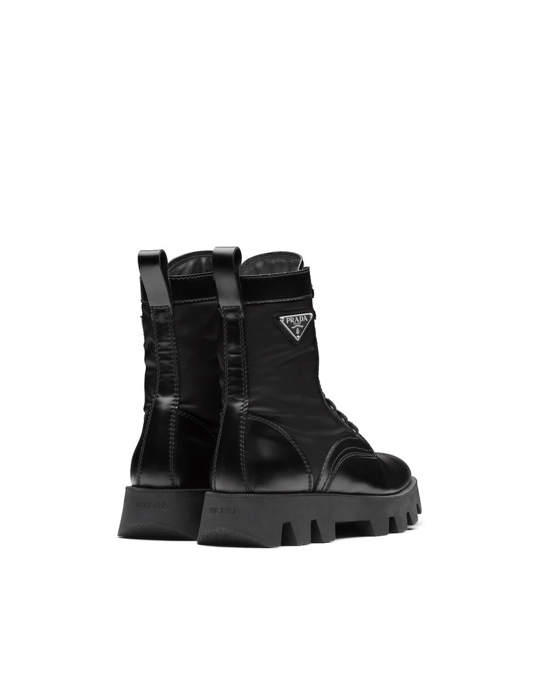 Rocksand Leather And Technical Fabric Booties 4