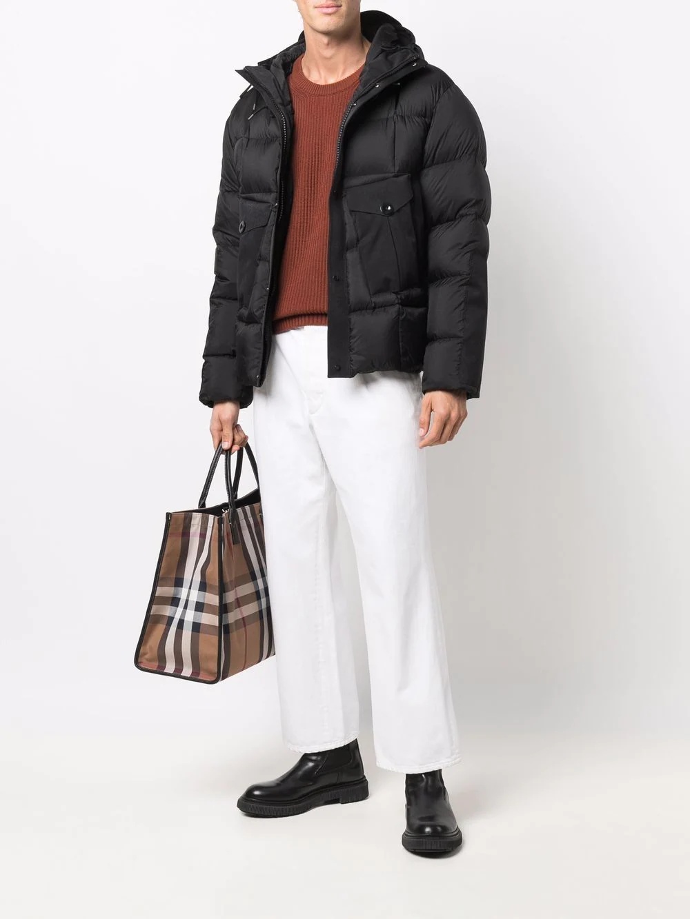 hooded padded jacket - 2