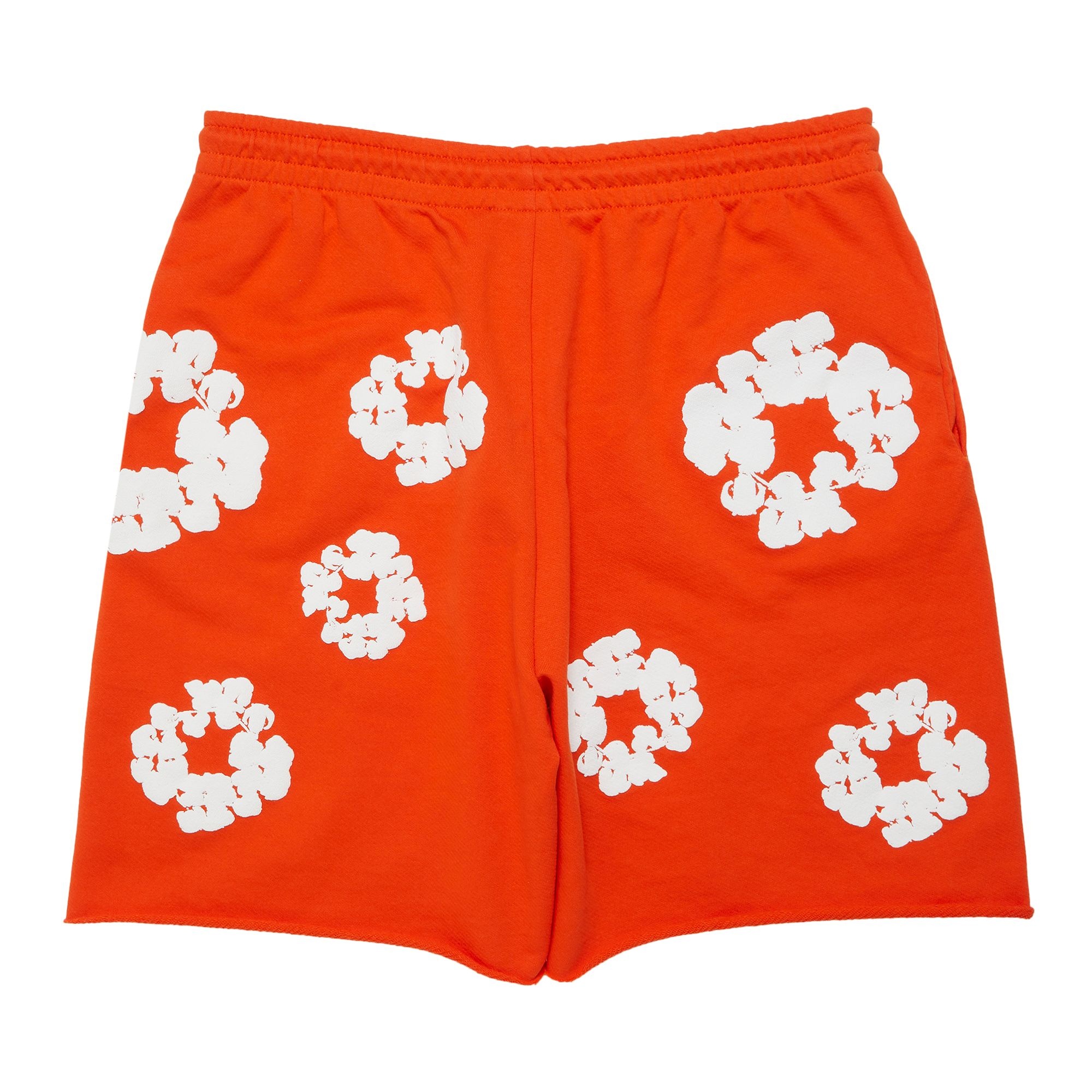 Denim Tears The Cotton Wreath Shorts 'Orange' - 2