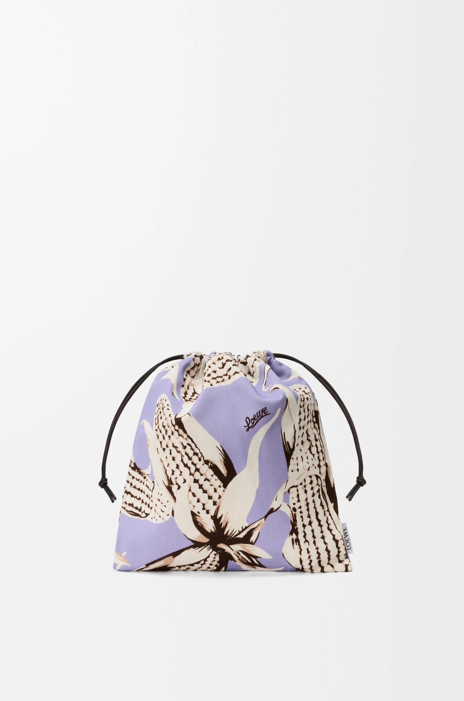 Corn small drawstring pouch in canvas - 1