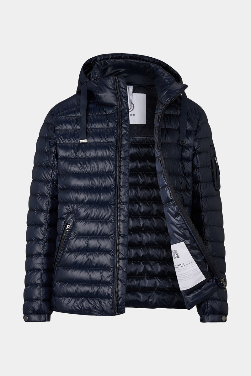 Loke lightweight down jacket in Navy blue 8