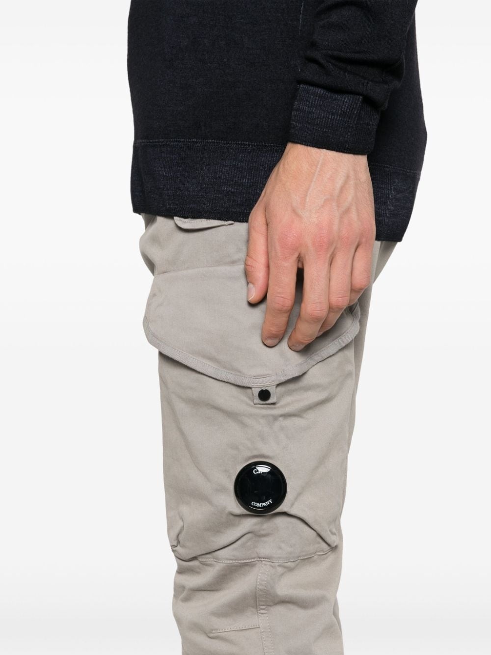 Lens-detailed trousers - 5