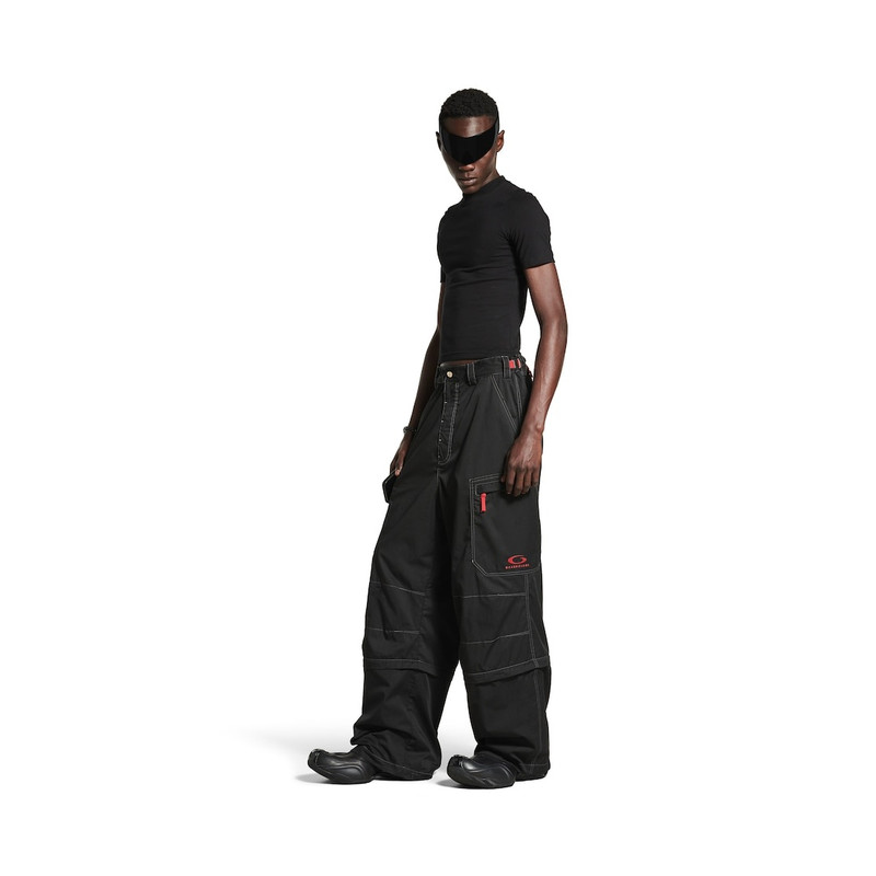BALENCIAGA Men's Utility Work Pants in Black outlook