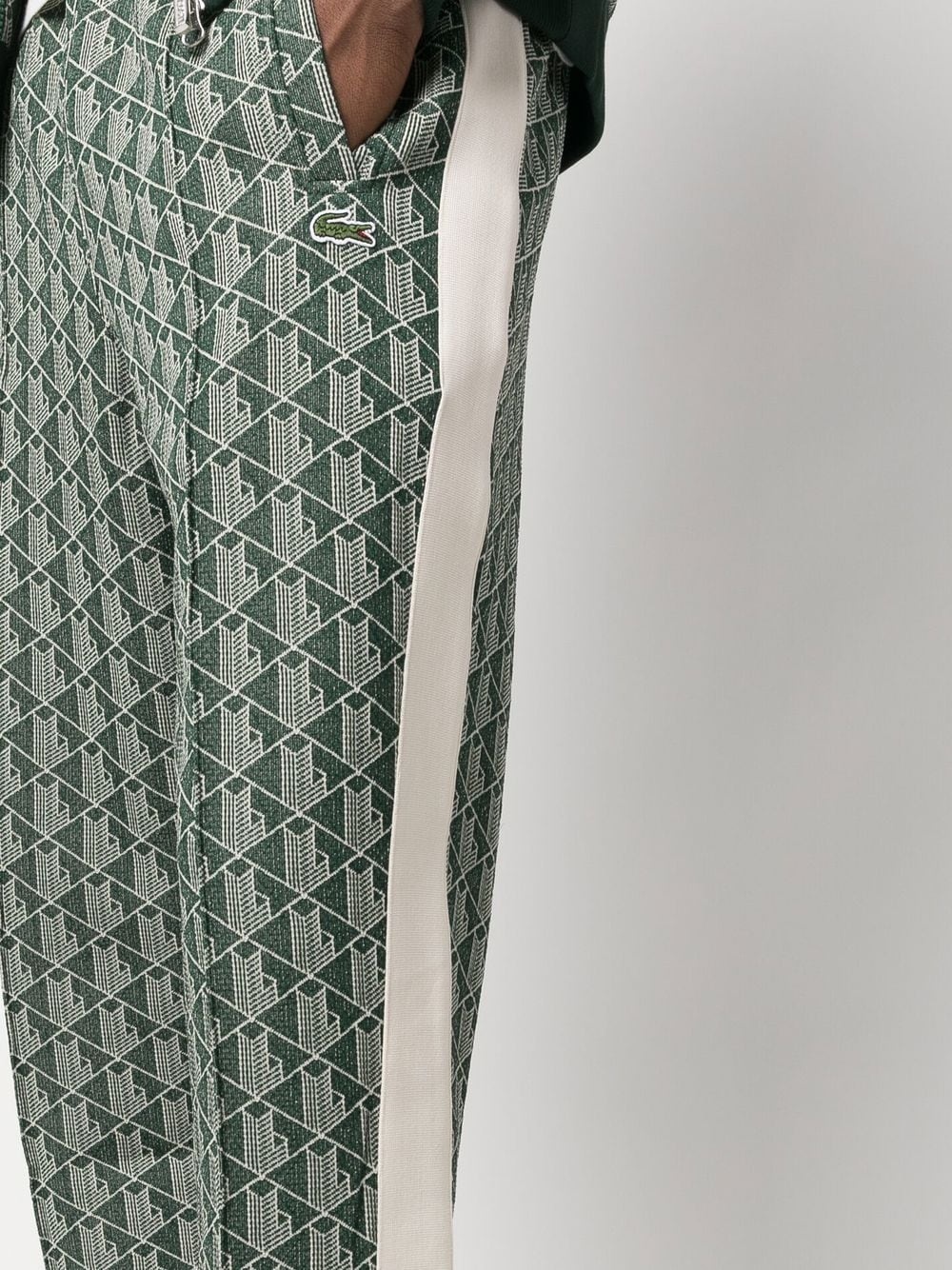 monogram-print track pants - 4