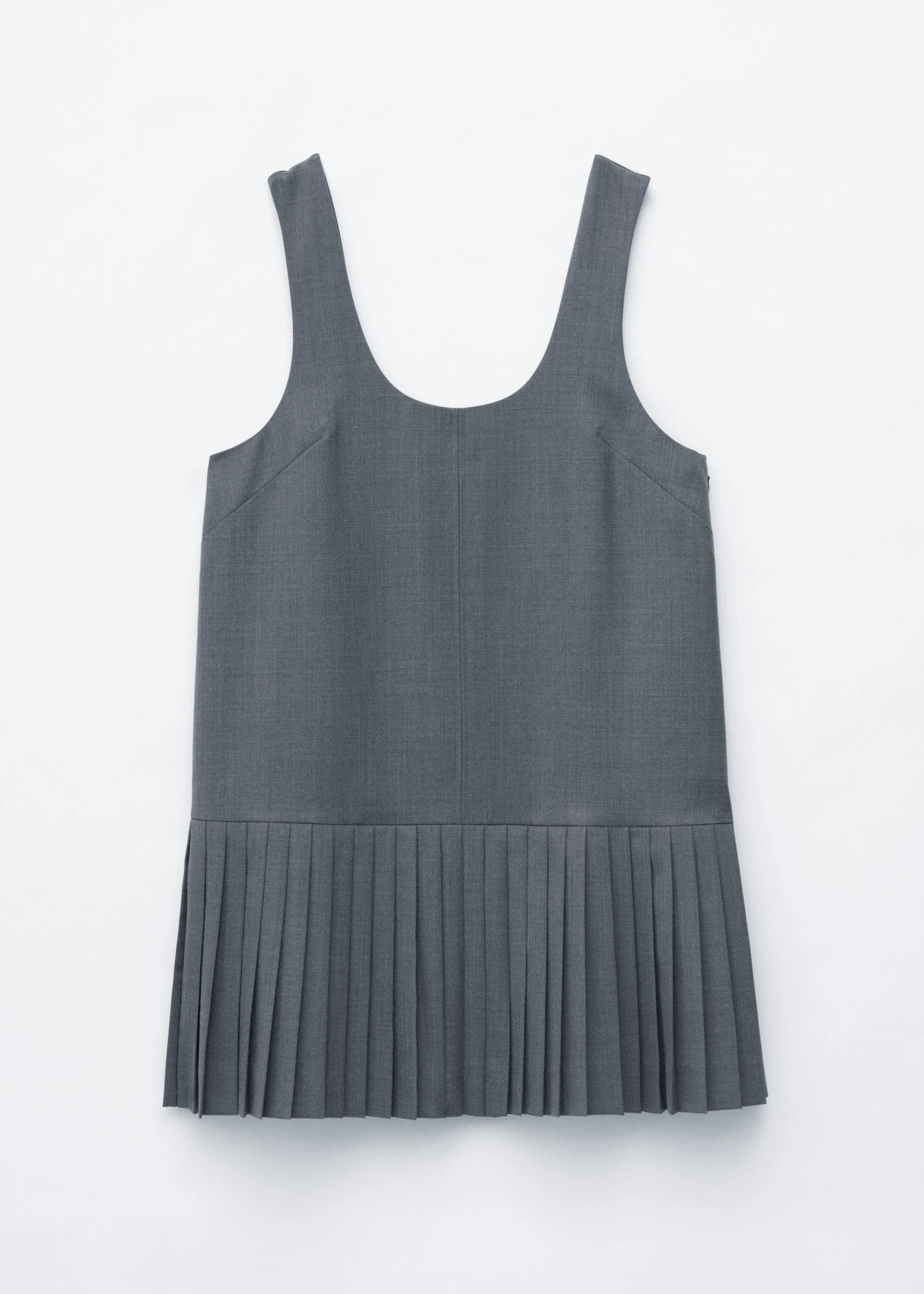 Pleat-Detail Layering Dress - 1