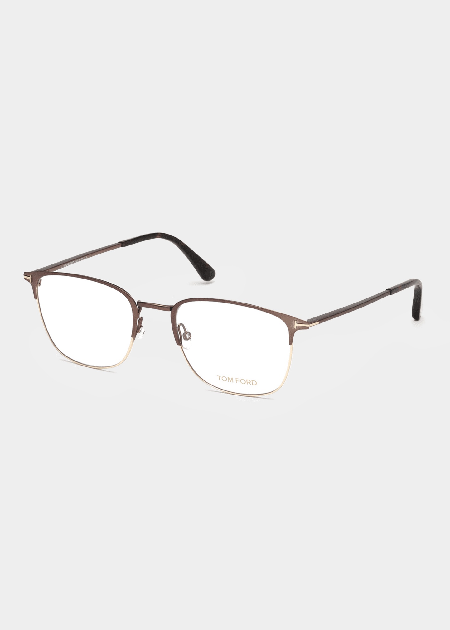 Half-Rim Metal Optical Glasses - 1