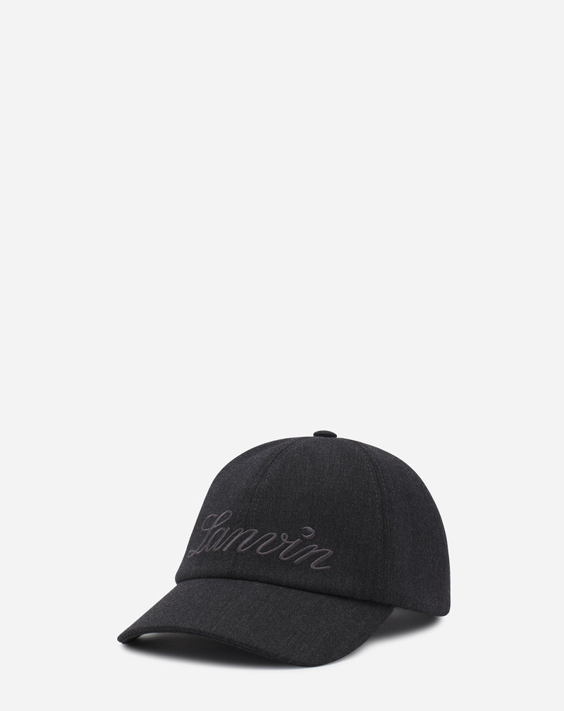 LANVIN SCRIPT WOOL CAP 4