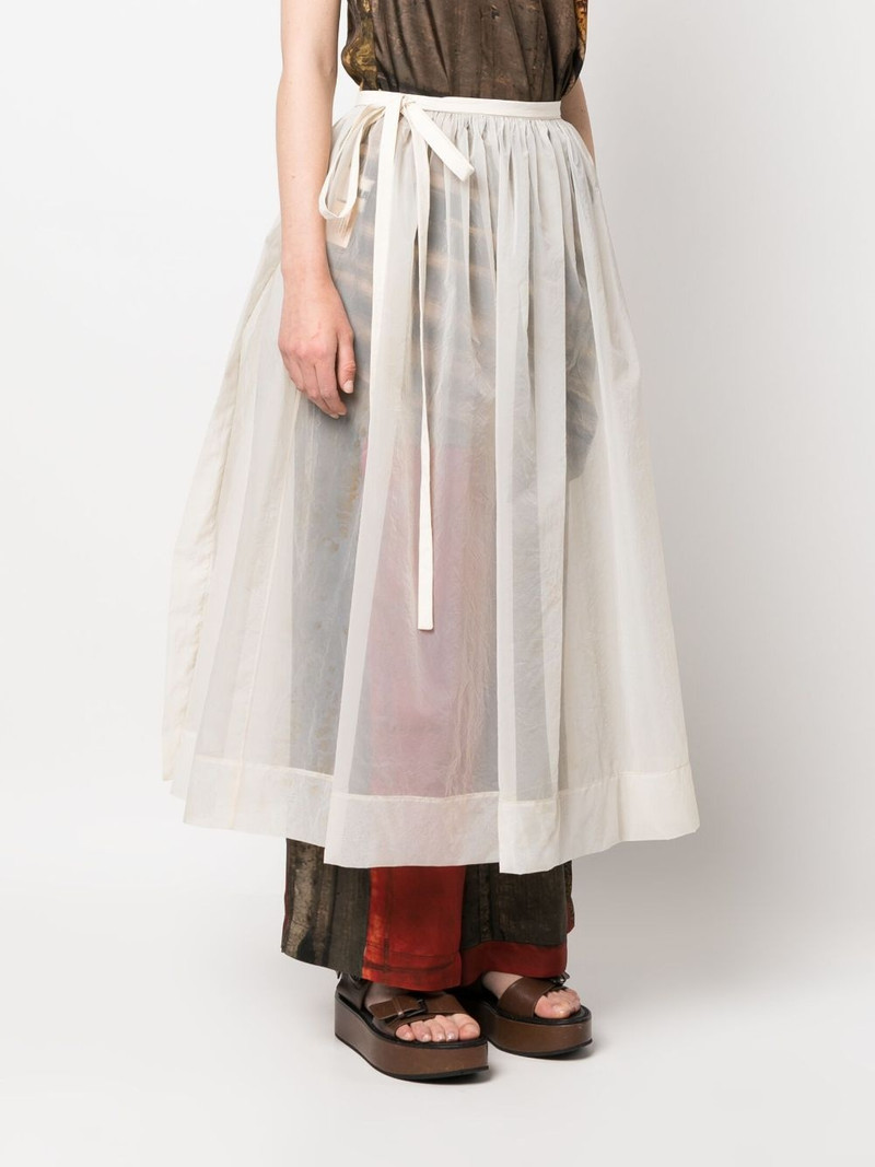semi-sheer full midi skirt 3