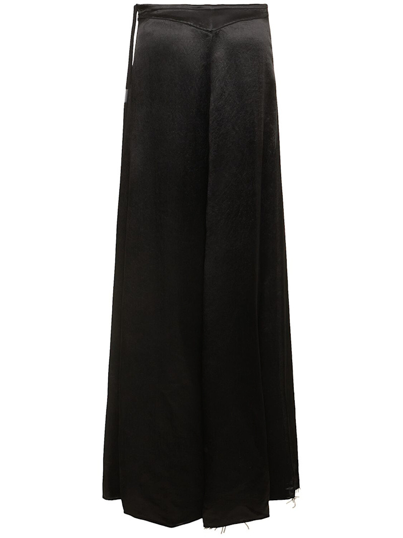 Sita structured satin x-long skirt - 5