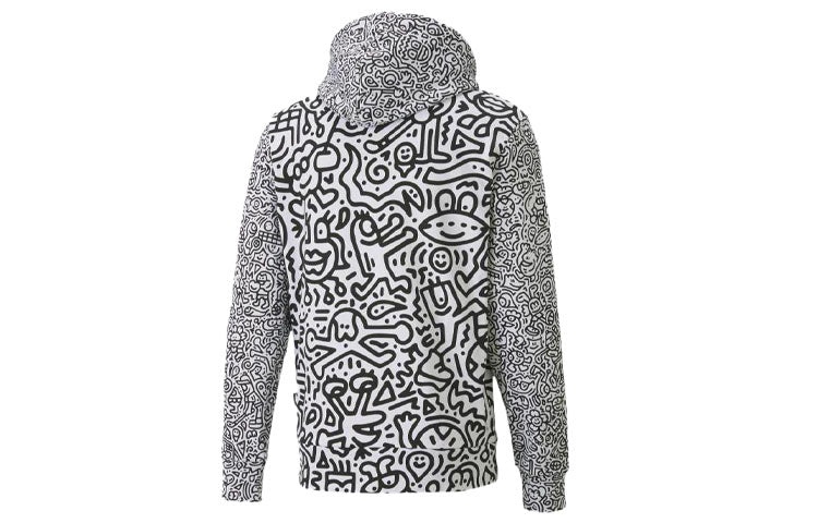 PUMA x MR DOODLE Crossover Embroidered logo Printing Graffiti Casual White 598640-02 - 2