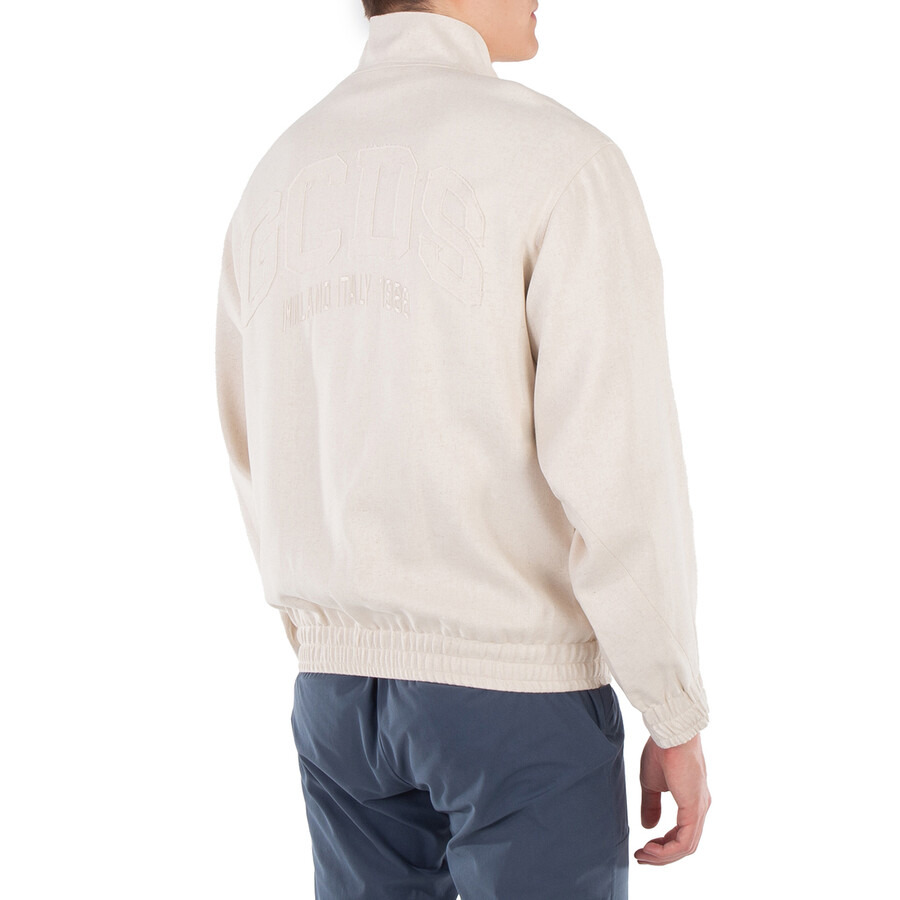 GCDS Linen Blend Logo Tracktop - 3