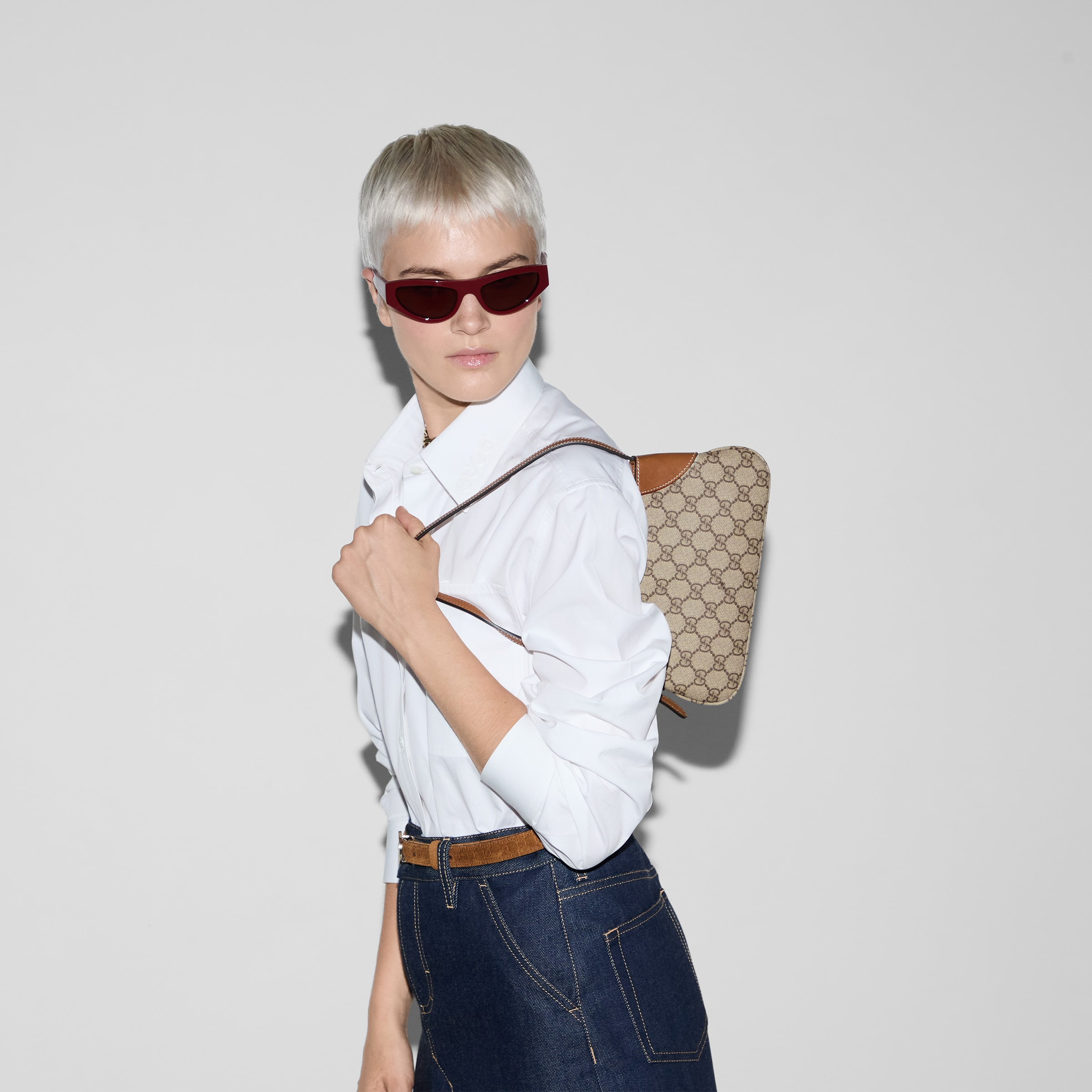 GG Emblem super mini shoulder bag - 3