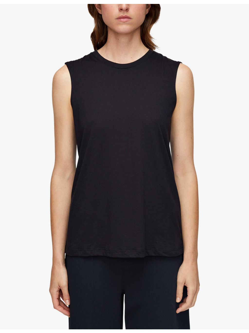 Cotton-Silk Jersey Tank Top - 3