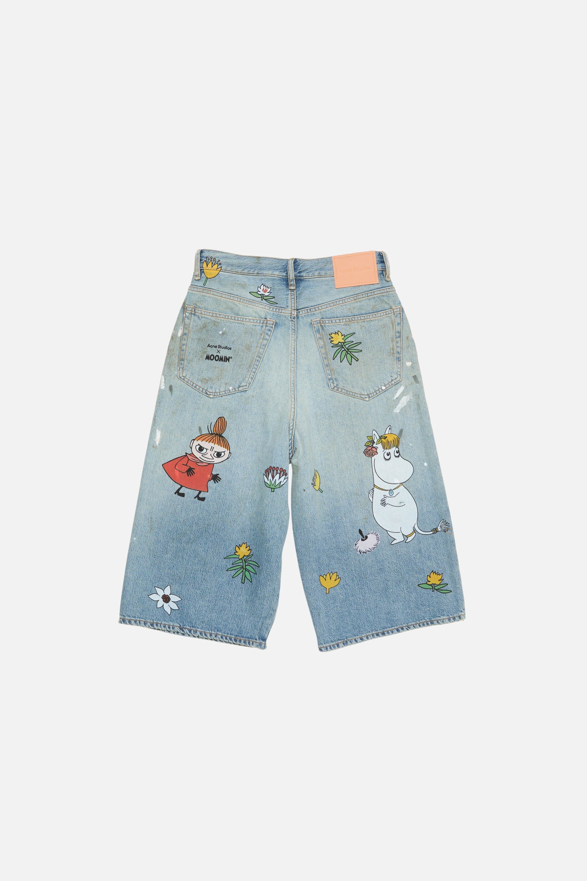 Acne Studios Denim shorts - Loose fit Acne Studios x Moomin