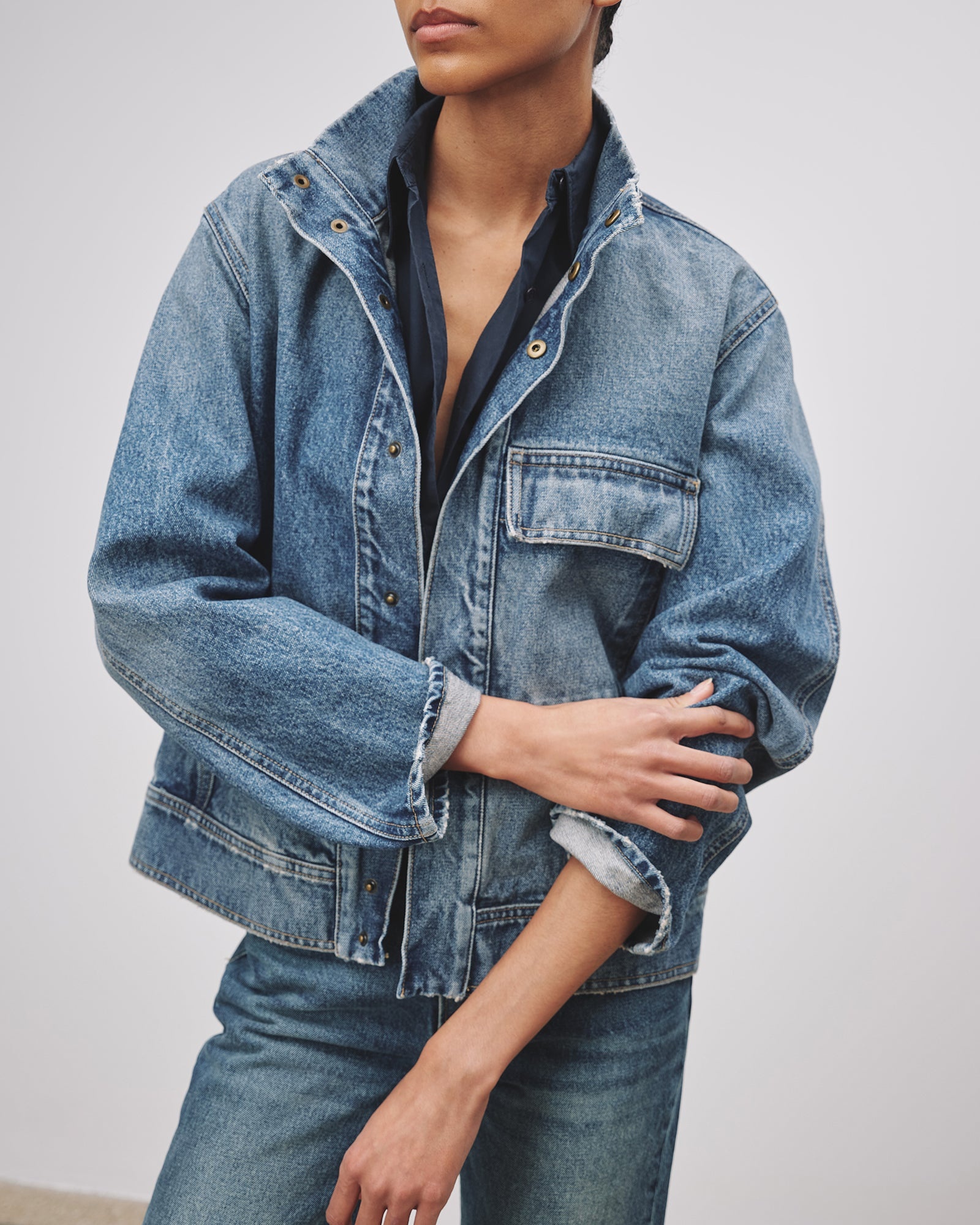 MARILOU DENIM JACKET - 4