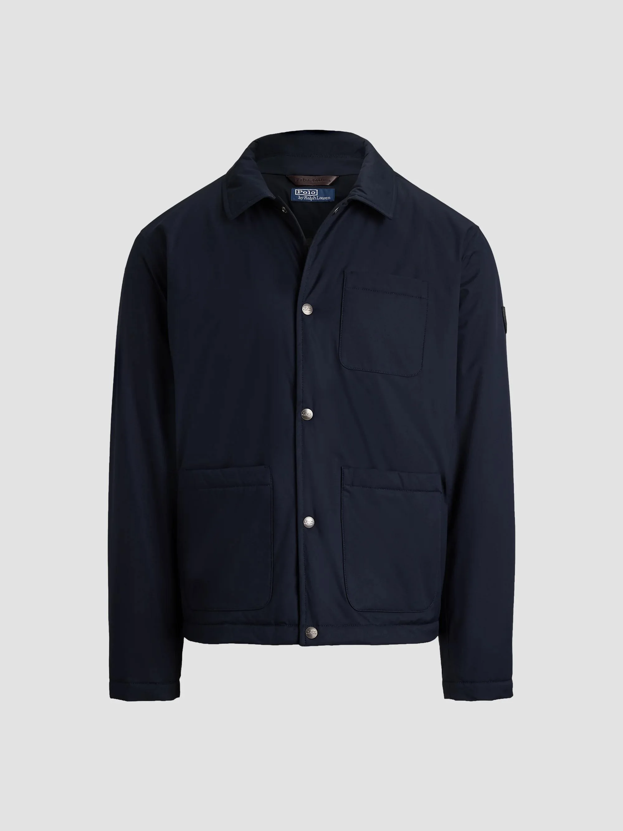 Men's The Abottson Gabardine Overshirt - Collection Navy - 1