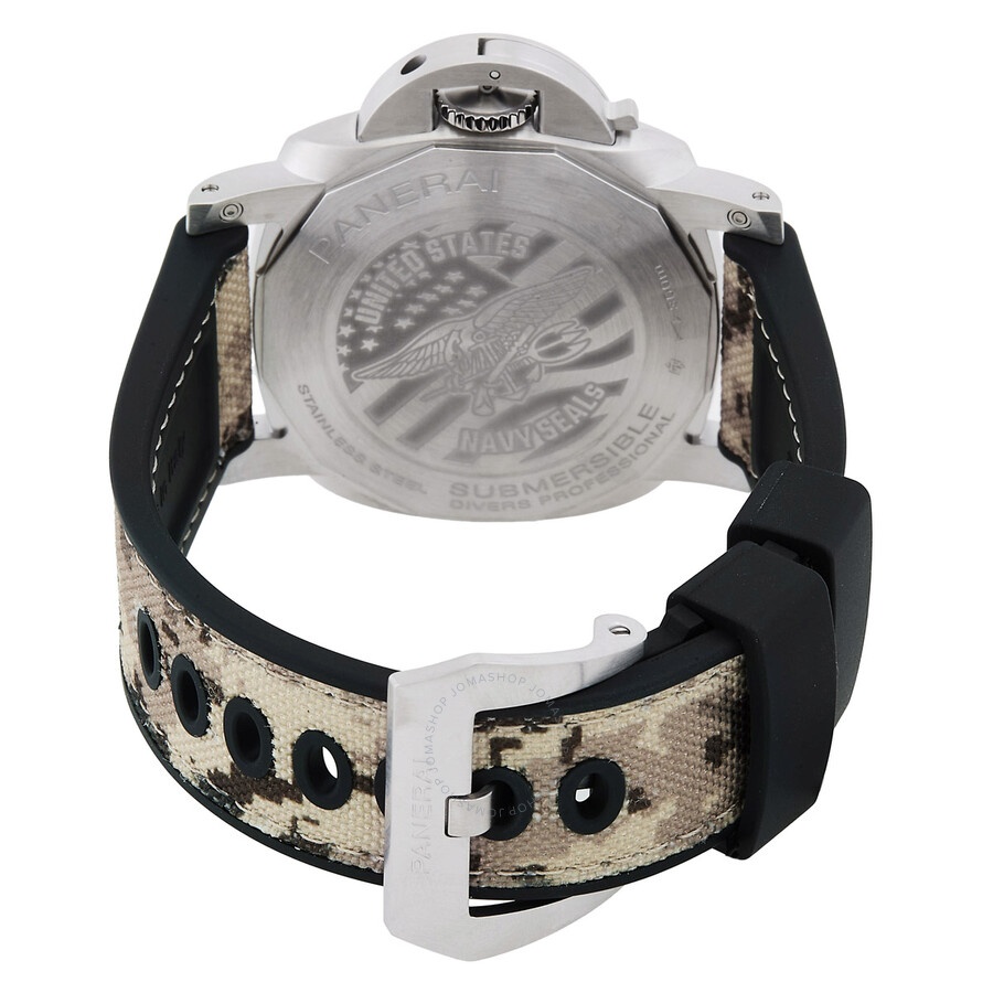 Panerai Submersible QuarantaQuattro Navy Seals Automatic Black Dial Men's Watch PAM01518 - 3