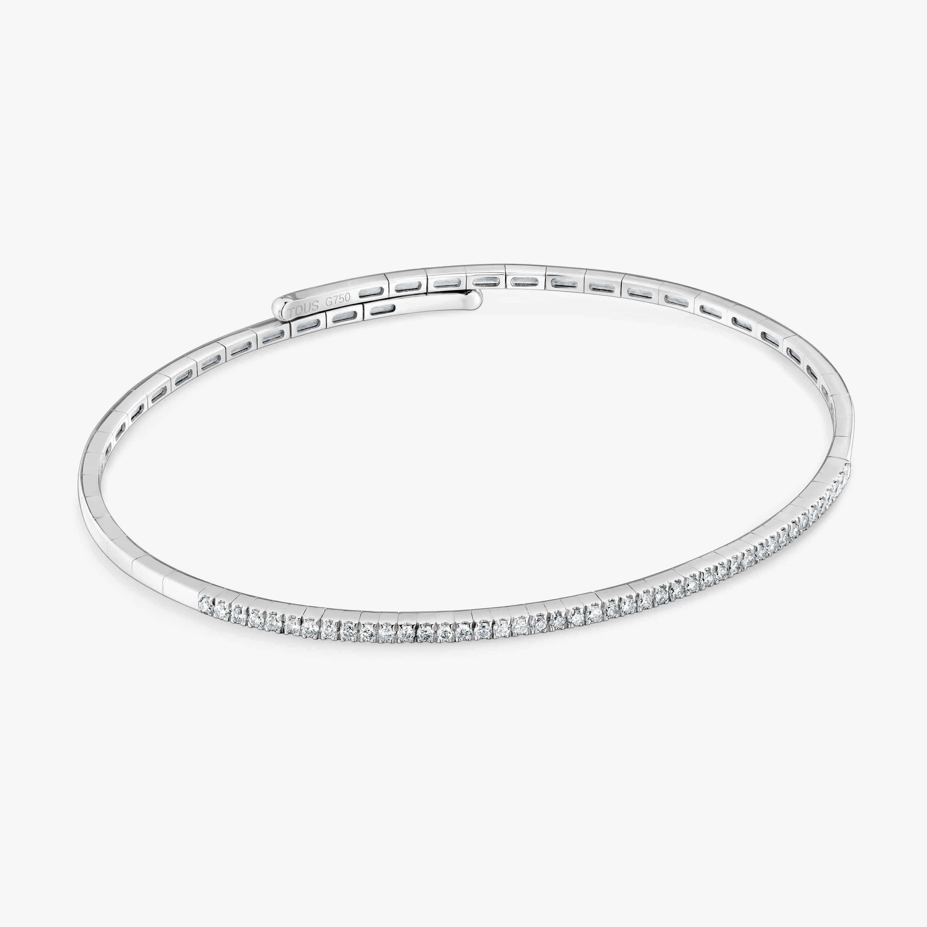18K white gold Bracelet with diamonds Les Classiques - 1