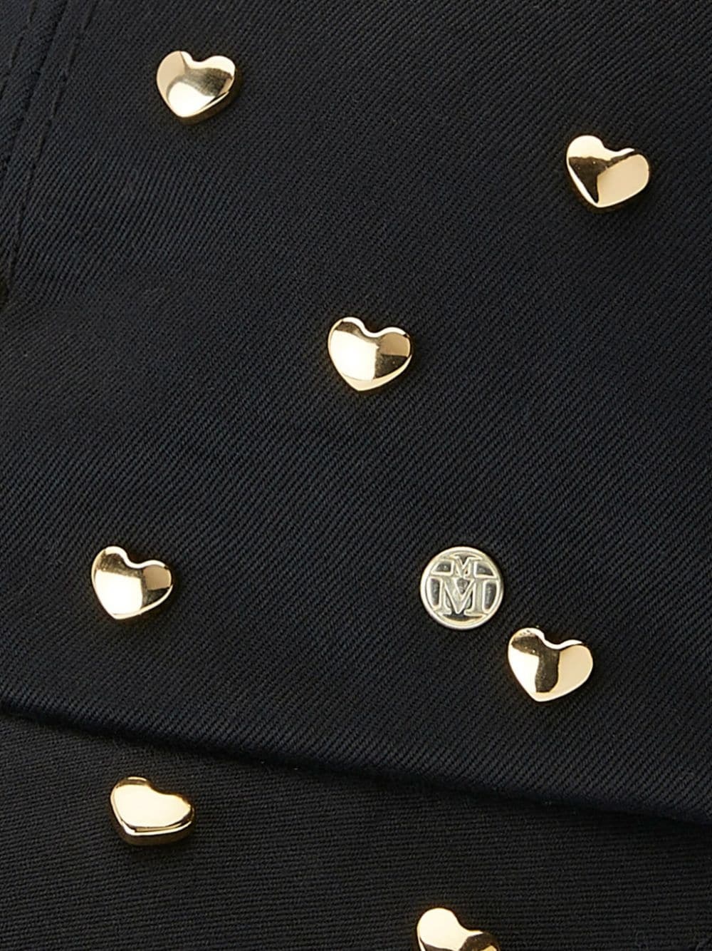 Tiger stud-embellished cotton cap - 2