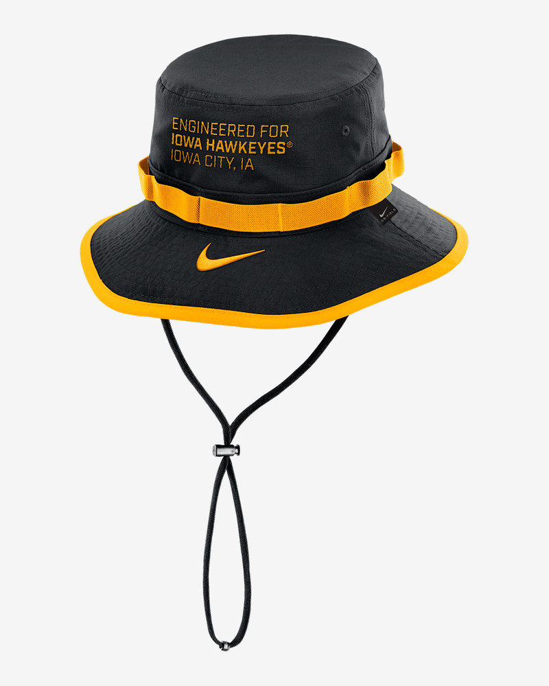 Nike Iowa Sideline Apex Gameday Boonie Men's Nike Dri-FIT College Bucket Hat outlook