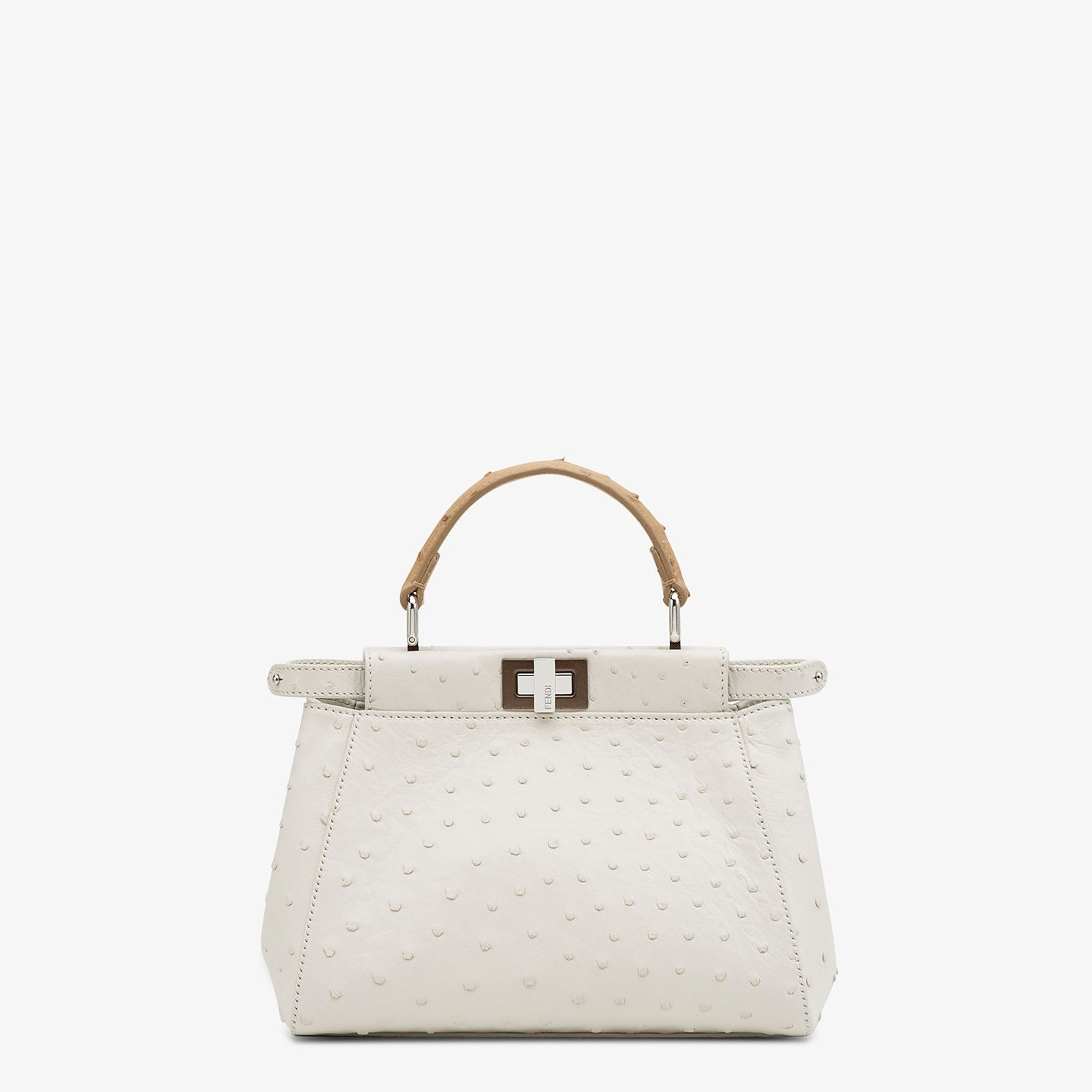 White ostrich bag - 1