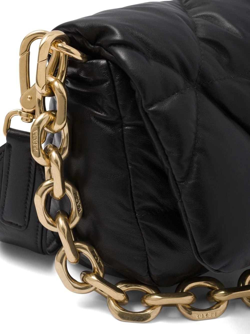 quilted nappa leather shoulder bag - 5