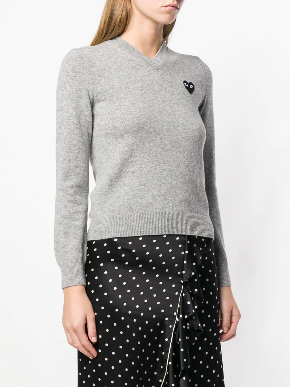 heart patch pullover - 3