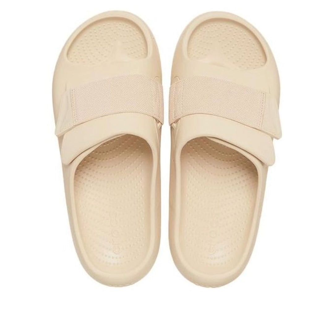 Crocs Mellow Luxe Recovery Slide 'Beige' 209413-2DS - 4