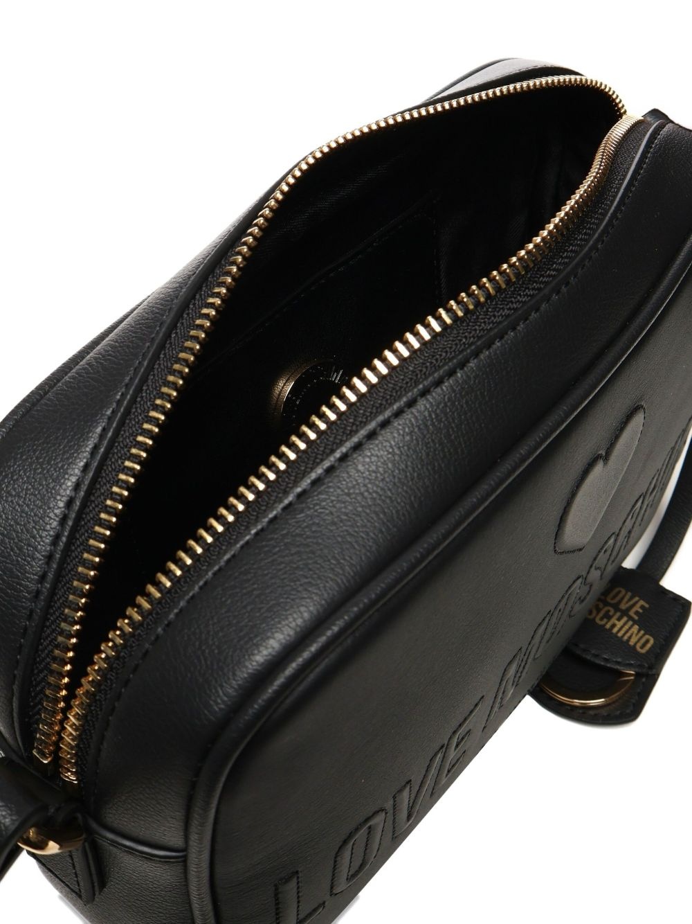 embossed-stitching logo shoulder bag - 5